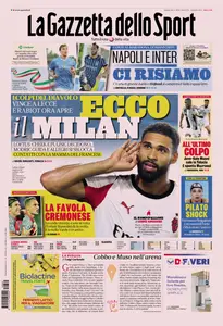 La Gazzetta dello Sport - 30 Agosto 2025