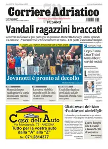 Corriere Adriatico Pesaro - 4 Marzo 2025