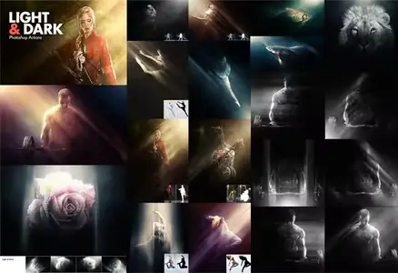 Light and Dark Actions for Photoshop