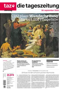 taz die tageszeitung - 30 September 2025