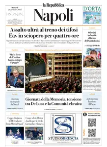 la Repubblica Napoli - 28 Gennaio 2025