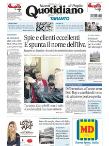 Quotidiano di Puglia Taranto - 30 Ottobre 2024