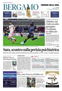 Corriere della Sera Bergamo - 29 Ottobre 2025