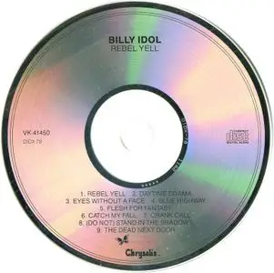 Billy Idol - Rebel Yell (1983) {1985, Reissue} Re-Up