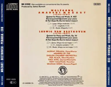 Murray Perahia, English Chamber Orchestra Soloists - Beethoven, Mozart: Quintets for Piano and Winds (1986)