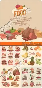 Logo food vector