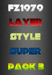 Exclusive text styles for Photoshop (Part 3)