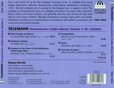 Bergen Barokk - Georg Philipp Telemann: Harmonischer Gottes-Dienst, Vol. 4 (2012)