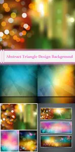 Vector Abstract Triangle Design Background qBee