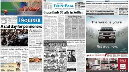 Philippine Daily Inquirer – January 15, 2016