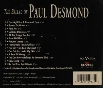 Paul Desmond - The Ballad of Paul Desmond (1996)