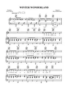 Christmas Sheet Music - Winter Wonderland