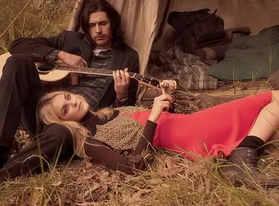 Caroline Trentini and Hozier by Mikael Jansson for Vogue US June 2015