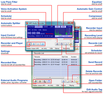 Pistonsoft MP3 Audio Recorder Pro 2.0