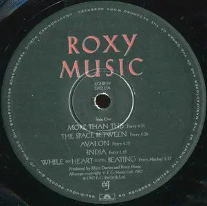 Roxy Music - Avalon {UK Original} Vinyl Rip 24/96
