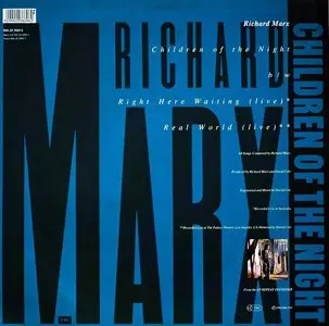Richard Marx - Children of the Night (1990) 24-Bit/192-kHz Vinyl Rip