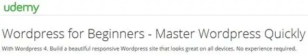 Wordpress for Beginners - Master Wordpress Quickly