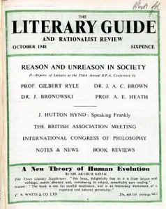 New Humanist - The Literary Guide, October 1948