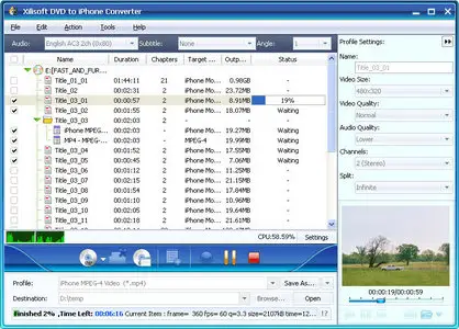 Xilisoft DVD to iPhone Converter 6.5.1.0314 + Rus
