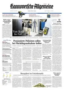 Hannoversche Allgemeine Zeitung - 20.08.2015