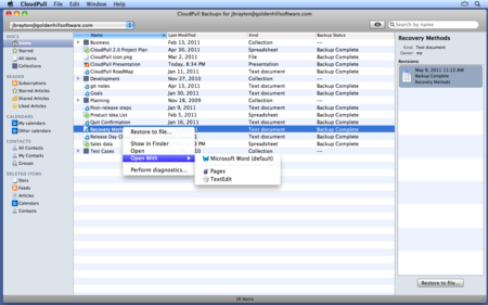 Golden Hill Software CloudPull v1.5.3 Mac OS X