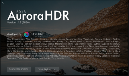 Aurora HDR 2018 1.1.2.2596 MacOSX