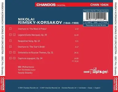 Vassily Sinaisky, BBC Philharmonic Orchestra - Rimsky-Korsakov: Works for Orchestra (2007)