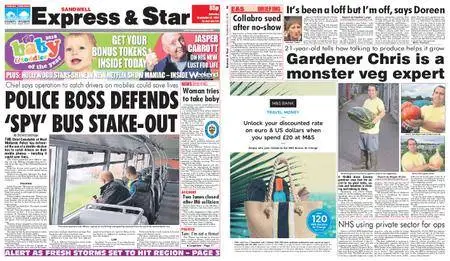 Express and Star Sandwell Edition – September 22, 2018