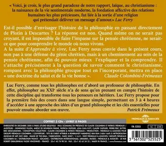 Luc Ferry, "Le Christianisme : La Pensée philosophique expliquée" (Coffret 3 CDs)
