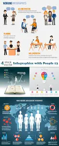 Vectors - Infographics with People 13