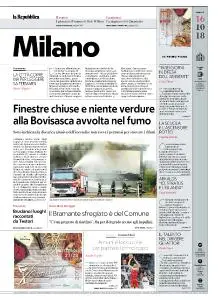 la Repubblica Milano - 16 Ottobre 2018