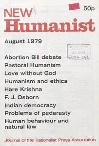New Humanist - August 1979