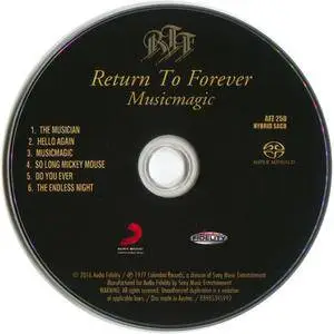 Return to Forever - Musicmagic (1977) [Audio Fidelity, Remastered 2016]