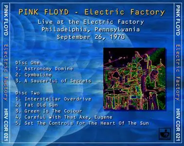 Pink Floyd - Electric Factory. Rev A (1970)