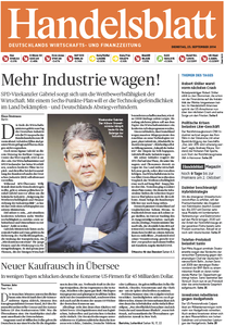 Handelsblatt vom Dienstag, 23. September 2014
