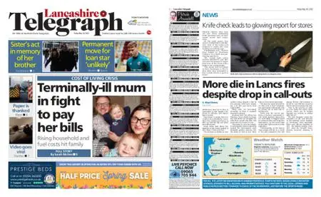 Lancashire Telegraph (Blackburn, Darwen, Hyndburn, Ribble Valley) – May 20, 2022