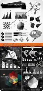 Infographic creative design vector set 80