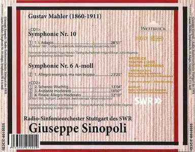Giuseppe Sinopoli, Radio Symphonieorchester Stuttgart des SWR - Gustav Mahler: Symphonies Nos. 6 & 10 (2010)