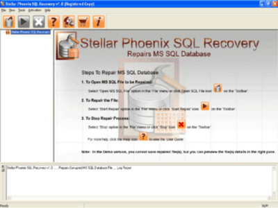 Stellar Phoenix SQL Database Recovery 1.2.0.0