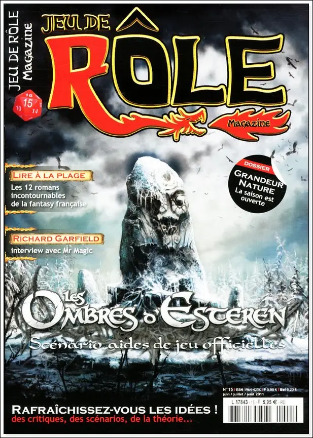Jeu de Role Magazine N°15 - juin-juillet-aout 2011