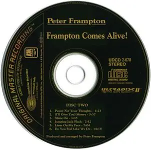 Peter Frampton - Frampton Comes Alive! (1976) {1996, Ultradisc II™ 24 KT Gold CD} Repost