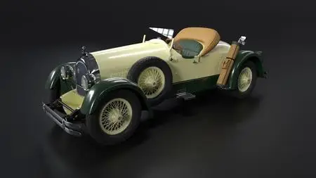 Create a Classic Speedster with Blender
