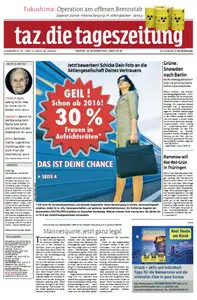 Tageszeitung TAZ vom 19 November 2013