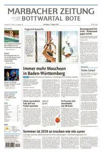 Marbacher Zeitung - 21. August 2018