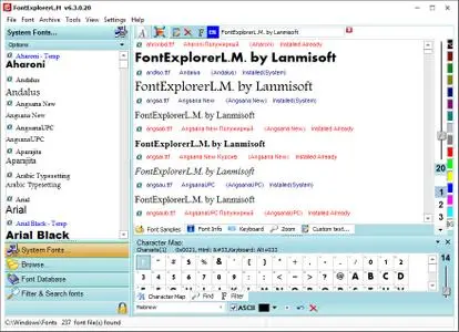 Lamnisoft FontExplorerL.M 6.3.0.20 Multilingual