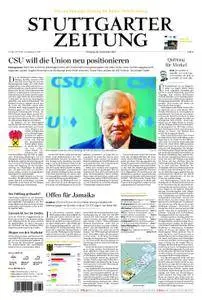 Stuttgarter Zeitung Stadtausgabe (Lokalteil Stuttgart Innenstadt) - 26. September 2017