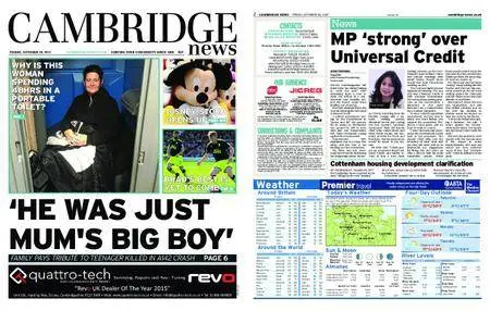 Cambridge News – October 20, 2017