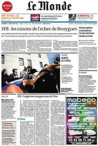 Le Monde du Dimanche/Lundi, 16./17. Mars 2014