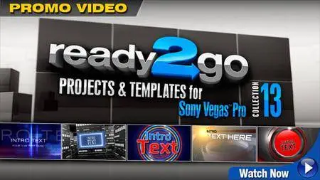 Digital Juice Ready2Go Collection 13 for Sony Vegas Pro D0-D8 DVDR