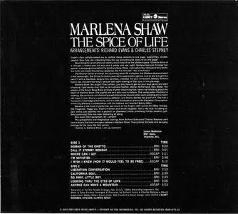 Marlena Shaw - The Spice Of Life (1969) {2005 Verve Music Group} **[RE-UP]**